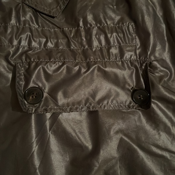 Designer Simon Spurr Luxury Nylon Rain Jacket Gun Metal Gray Size 48 - Picture 5 of 12